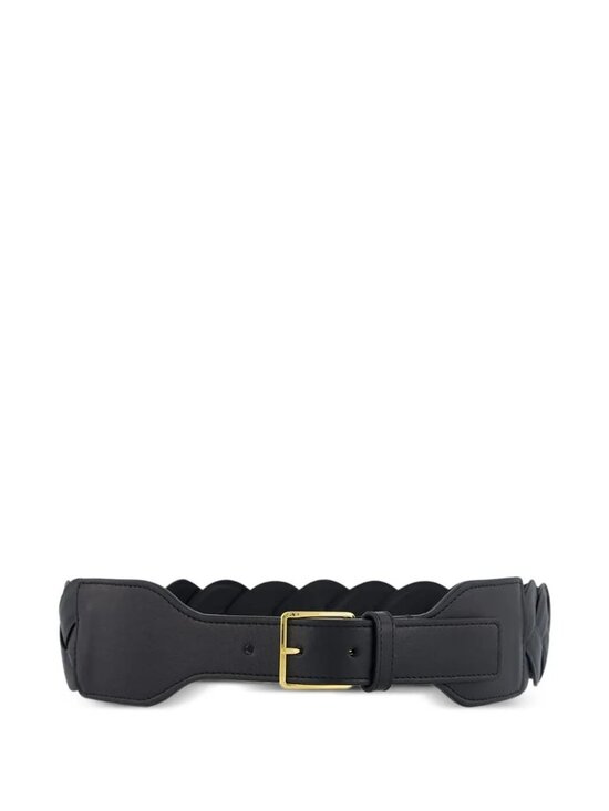 NWT Altuzarra Skinny Braid Belt Black Size Medium